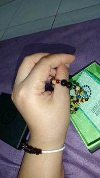 Product Review of Amber Buddy - JN101 Kalung Amber dengan Deep Blue Imperial Jasper untuk Junior. 38cm [ FREE BANGLE ] from Y**a 1