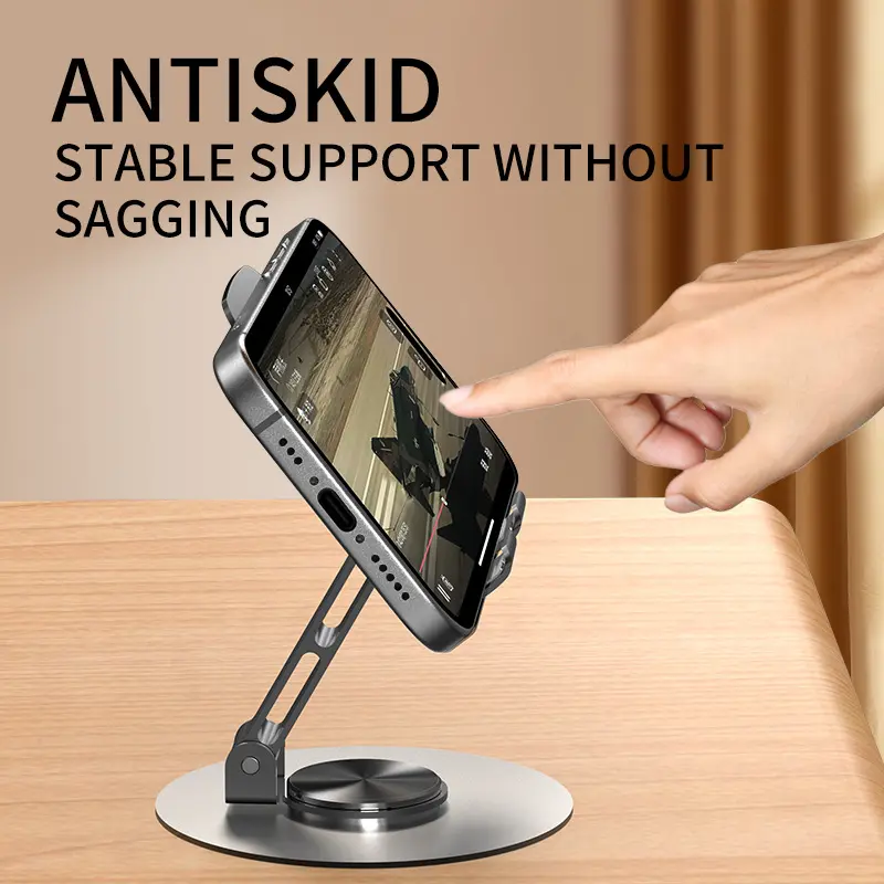 Holder HP Besi Metal Rotasi 360 Derajat Besi Phone Stand 6