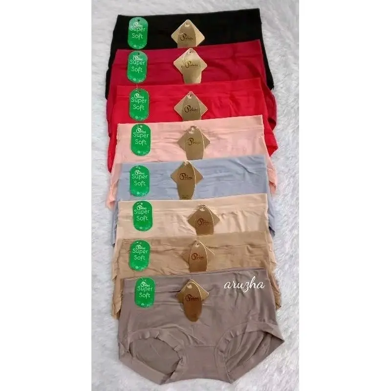( 36 RIBU DAPAT 3PCS) CELANA DALAM POLINI 1236 SUPER SOFT COOL MAX Katun Lembut Wanita Nyaman 8