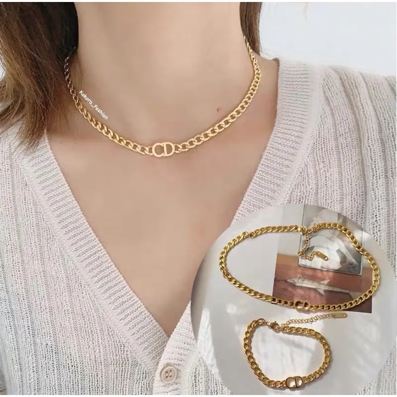 Kalung CD Sisik Naga Titanium Perempuan Viral