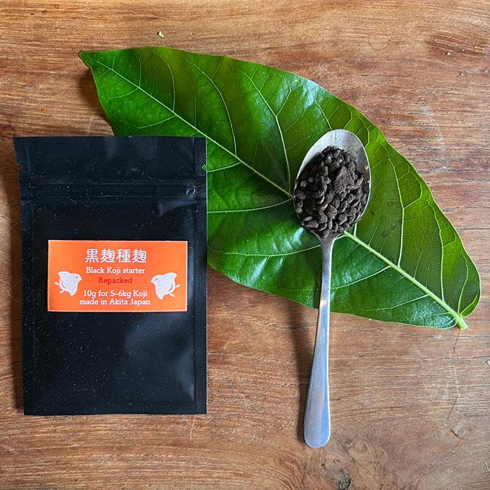 Black Koji Starter Japan 10g | Tane Koji (Aspergillus luchuensis) untuk Miso, Shiokoji, Amazake – Ikushima Store