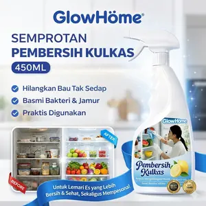 Semprotan Pembersih Kulkas 450ml - Cairan Pembersih Untuk Mengangkat Noda Membandel, Minyak, Kerak dan Kotoran Didalam Kulkas Maupun Permukaan Dapur Lainnya