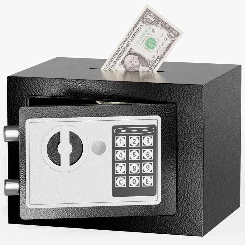 Mini Save Box Flash Sale-Mini Safe Box(0.23Cu Ft)-Tiny But Mighty!Pefect for Cash ...