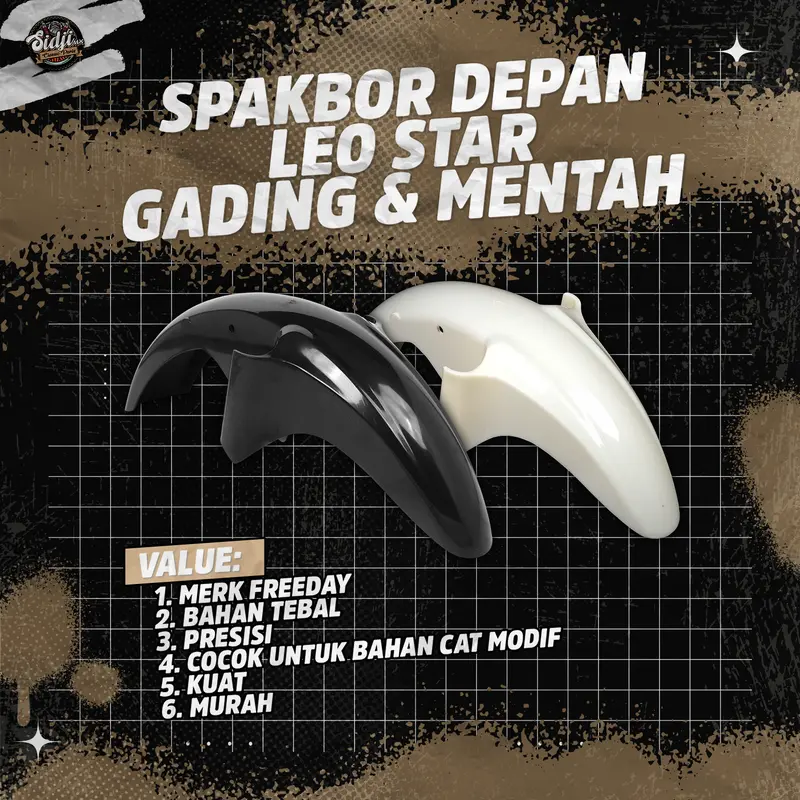 Spakbor Slebor Depan Leo R15 Shock Ninja Ban 90/80 Gading CB GL Megapro Tiger Ninja R RR Rx King Byson Vixion Motor Motorcycle 8