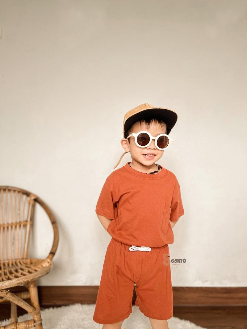 Product Introduction of Kaos Pocket Anak 1-5 Tahun Balita Unisex Cotton Combed - Baju Anak - Atasan Anak - Kaos Polos Kantong Anak Earth Tone 3