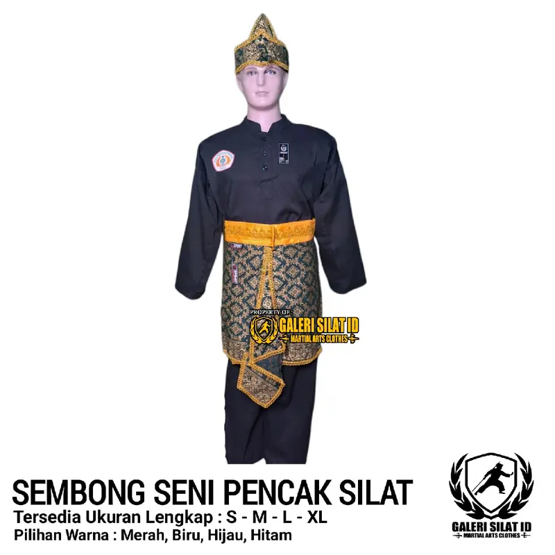 Sembong Pencak Silat - Kain Seni Pencak Silat - Dodot Silat IPSI - Atribut Seni Silat - Aksesories Seni Silat Batik Prada - Jarik Prada 3