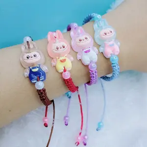 gelang labubu viral warna random tali bisa reques warna boneka