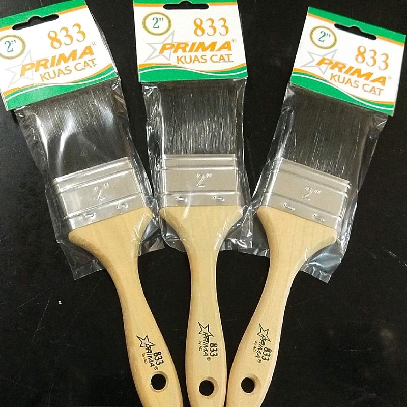 Kuas Cat PRIMA Bulu Hitam 2 Inch untuk Mengecat Kayu, Besi, dan Tembok - Paint 1