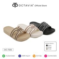 Gambar OCTAVIA Sandal Slide Slip On Wanita H Series #OC-7032 (FREE BOX) - Black, 37 = 23,5 cm dari Octavia Shoes Kab. Tangerang 1 Tokopedia