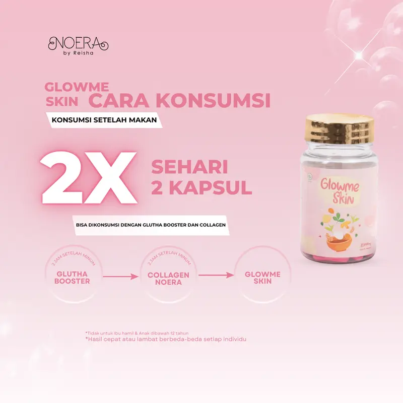 [BEAUTYVAGANZA] Triple Whitening l Paket 2 Glow Me Skin + 1 Glutha Booster 3