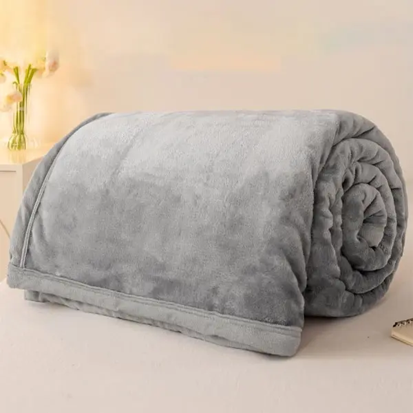 Chăn Nhung tuyết siêu mềm mịn ,1.8kg2mX2m3 mùa thu mùa đông đắp cực ấm nặng chăn  nhung 2mx2m3.   1.8kg 2
