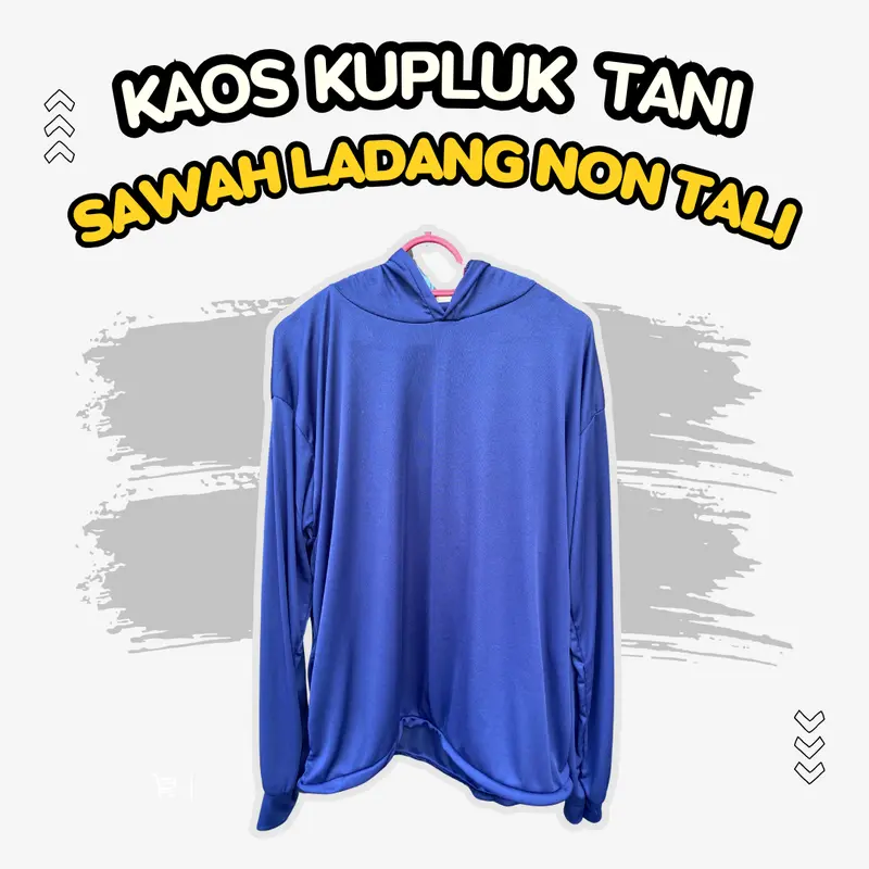Kaos Tani Tanpa Tali Proyek Bangunan Ukuran Jumbo Ideal untuk Mancing & Sawah Panjang Tebal Santai 0