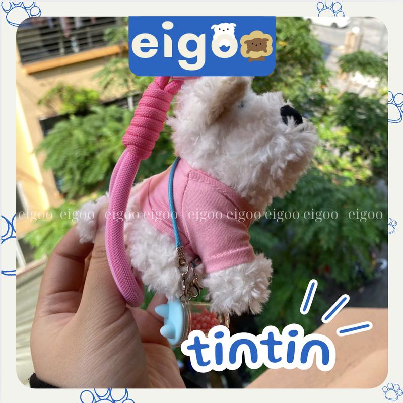 [EIGOO] Móc khoá, charm đeo túi tintin có gắn phụ kiện đáng yêu dễ thương 3