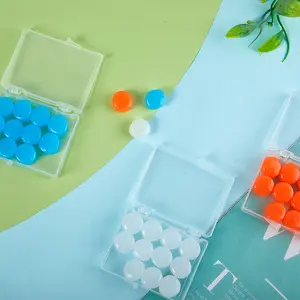 12PCS Earplugs Silicone Ear Plug Reusable Silicone Wax Earplugs Swimming Moldable Noise Reduction Cancelling Sleeping Protection