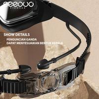 Gambar Seeouo Kacamata Renang / Swimming Goggles Dewasa Anti fo HD-Lens Nosepad Silicone Strap Adjustable Pria Wanita XR 2600 - GREY MIRROR dari Seeouo Kota Administrasi Jakarta Barat 5 Tokopedia