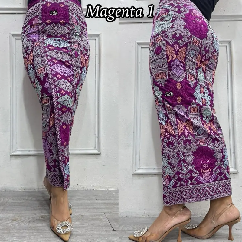 KAMEN JADI SONGKET BORDIR FULL STRAIT PERPADUAN WARNA”||terlariss 0