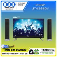 Gambar Sharp LED TV 32 Inch Speaker Tower 2T-C32BD1i-TG IIOTO 32 Inch Digital dari Bogor Solusi Elektronik Kab. Bogor 1 Tokopedia