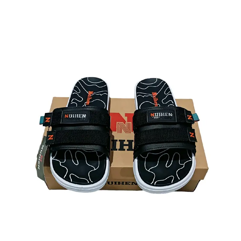 Nuihen sandal slop casual motif kekinian slide pria wanita#sandal karet#sandal viral#sandal shoes kekinian sendal Kasual 2
