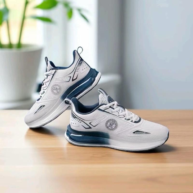K-10 Anh Tứ Shop GIÀY THỂ THAO NAM NỮ Màu trắng xanh đế khí.DS8188& Mũi tròn Shoes Đế Bằng Sneaker k-10