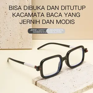 【On Sale】 Kacamata Baca resep kelas atas buatan tangan baru untuk pria dan wanita dengan kacamata Baca bingkai besar lensa definisi tinggi anti-biru yang sama