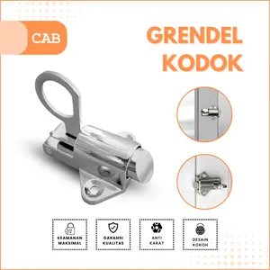 CAB Spring Knife / Grendel Kodok / Slot Jendela / Grendel Jendela / Kunci Jendela