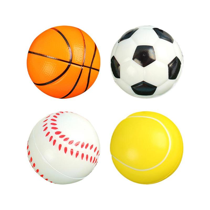 Product Introduction of Bóng Rổ Bóng Chày Bóng Đá Tennis Bóp Tập Thể Dục Squuze Đàn Hồi Mềm Mại Căng Thẳng Đồ Chơi Bóng Xốp PU Nhỏ Cho Bé Và Trẻ Em 6Cm 28