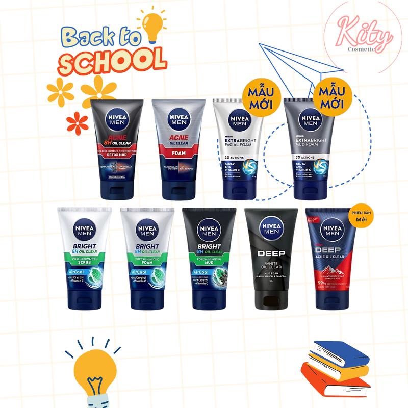 [CHÍNH HÃNG] Sữa Rửa Mặt NIVEA Men Tuýp (100g)