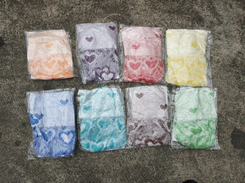 Tirai Transparan Motif Love / Tirai Jendela / Tirai Pemisah Ruangan 8
