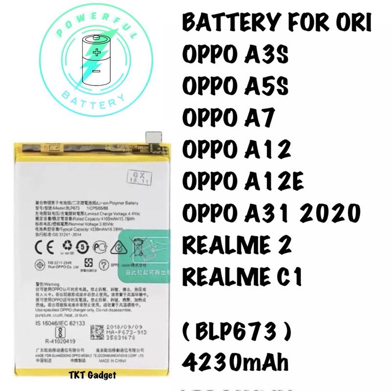 COMPATIBLE BATTERY FOR ORI OPPO A3s / A5s / A7 / A12 / A12e - TikTok ...