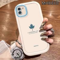 Gambar MHKEID Casing Hp untuk Samsung A03 Case Daun Maple Kasing kepulan krim Silikon Softcase Casing - Gaya1, Samsung A03 dari MHKEID MALL Kab. Tangerang 3 Tokopedia