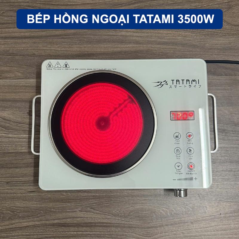 Bếp Bếp Hồng Ngoại Đa Năng 3500W Mặt Kính Cảm Ứng Chịu Lực Có Chức Năng Hẹn…
