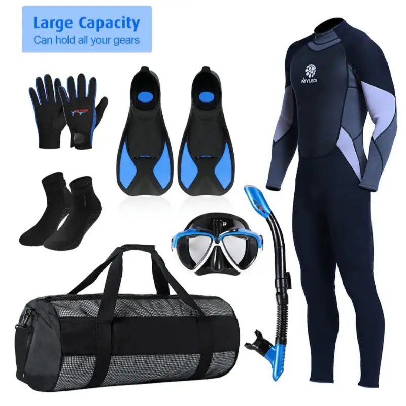 Tas Perlengkapan Senori eling Peralatan Membawa Tas untuk Sirip Snorkel Masker Menyelam Scuba DivingSurfing Gelar Kantong 0