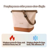 Gambar Tas Bekal Makanan /Cooler Bag /Lunch Bag  /Tas Bekal Anak Sekolah /Tas Jinjing Serbaguna Multifungsi - Black dari MISS DUAN Kota Administrasi Jakarta Utara 3 Tokopedia