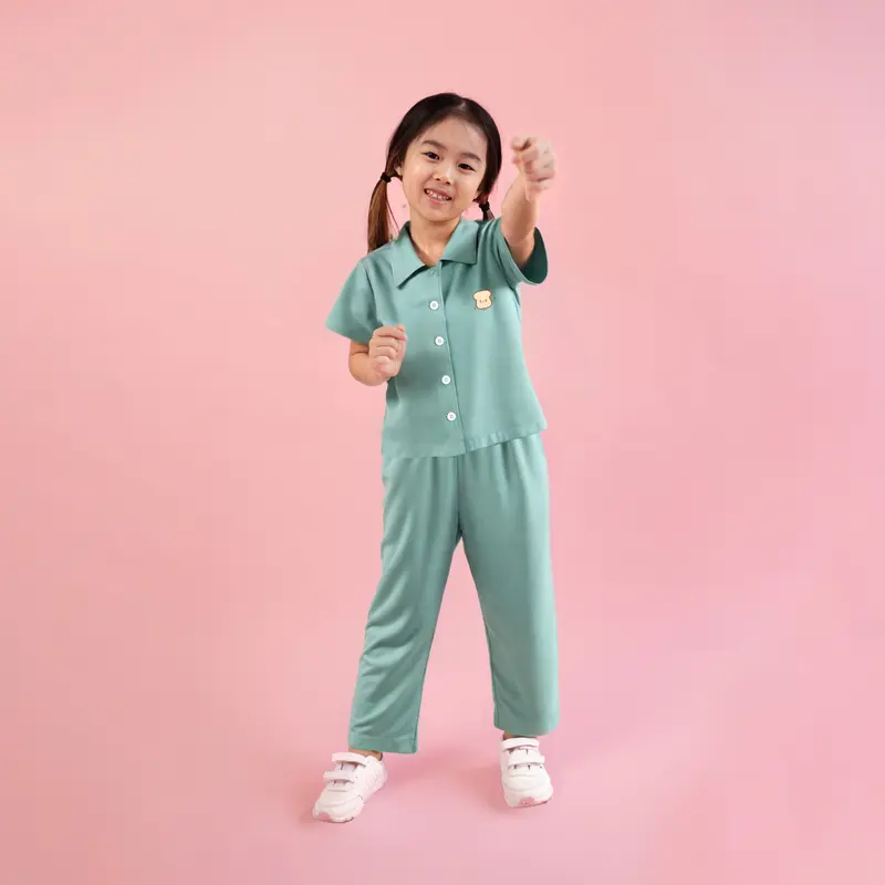 Nyam-Nyam Piyama Anak Baju dan Celana setelan naju tidur rayon 7