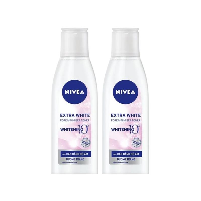 Combo 2 Nước Cân Bằng NIVEA Extra White Dưỡng Trắng Da & Se Khít Lỗ Chân Lông (200ml) - 86720
