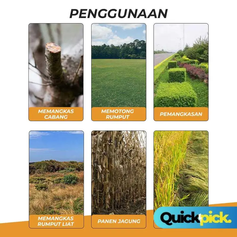 Vasily Mesin Pemotong Rumput Ranting Electric Grass Trimmer 1500mAh - HT-901 5