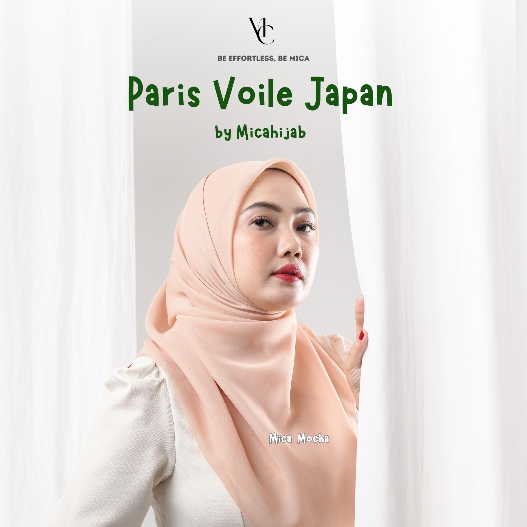 Mica Voile Japan Warm Classics Hijab Voile Cokelat Kopi Elegan by Micahijab Paris Voile Japan Mica Mocha