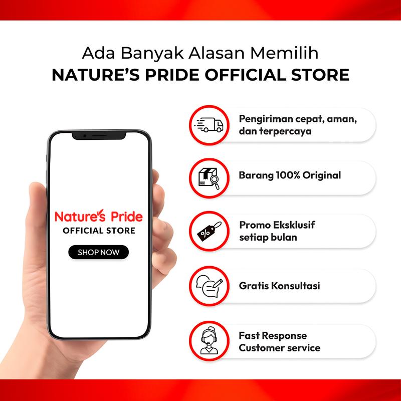 Nature's Pride Stogon Obat Herbal Daya Tahan Tubuh ISI 30 Kapsul 1