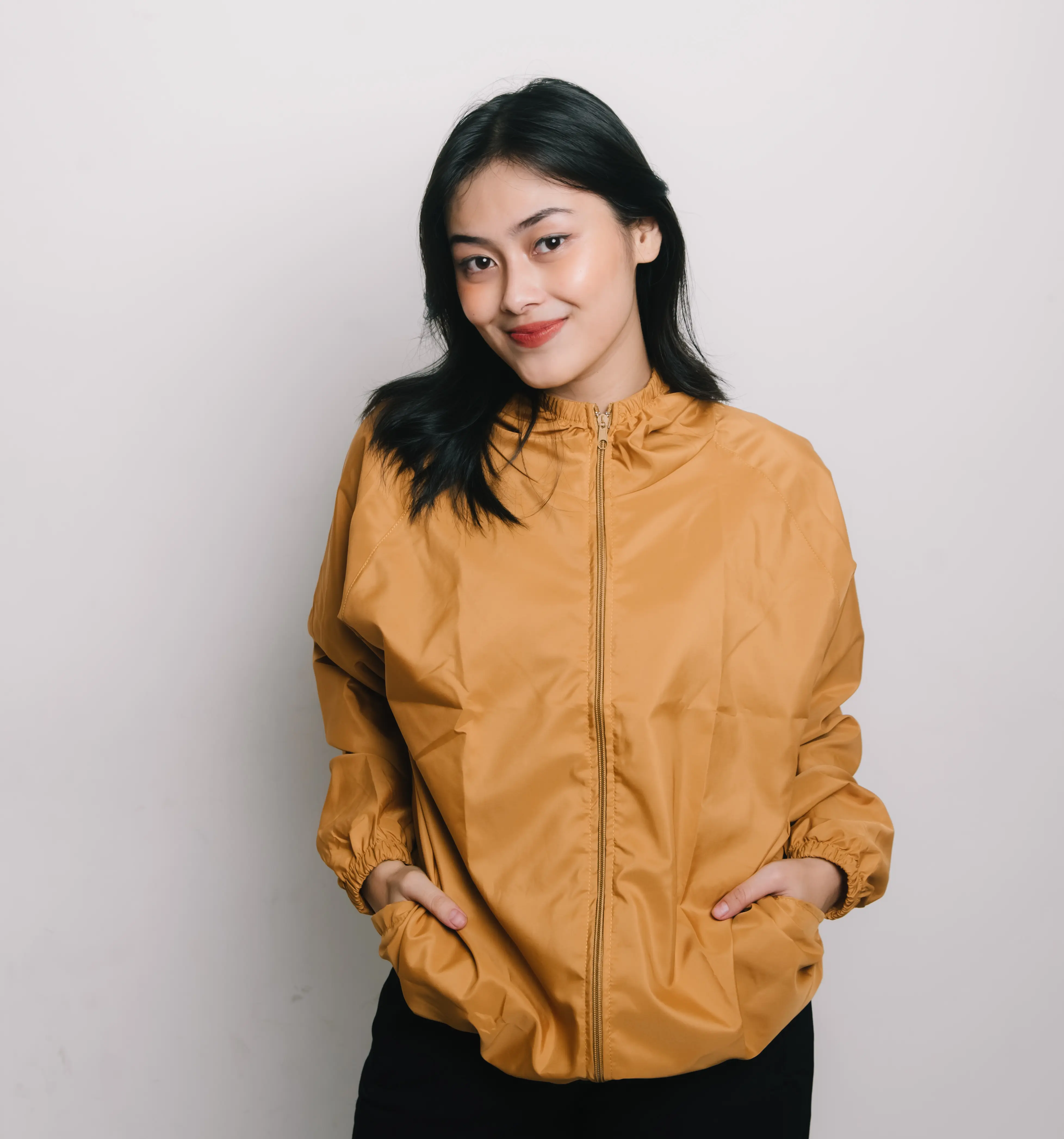 GRACIOUSTYLE - Jaket Parasut Polos Sauna Suit Lari Gym Fitnes Senam Cepat Kering Pria/Wanita - Sport
