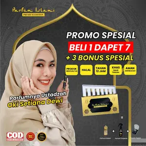 PROMO PARFUM ISLAMI PREMIUM EDITION by Oki Setiana Dewi - Dapat 7 Varian Parfum Wangi BestSeller yang cocok untuk Ibadah, Kajian dan Aktifitas Sehari hari