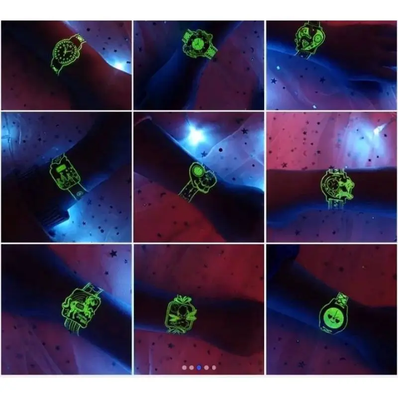 Stike Anak Glow in the Dark Menyala - Pack 1 ISI 2 Pcs Sticker - Fashion Motif Random 4