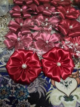 Product Review of [4CM ]Satin Ribbons Flower Ribbon Decoration DIY Wrapping Ribbon Wedding/ Birthday /Party /Gift Ribbon Stationery diy christmas wreath decoration from J**i 0
