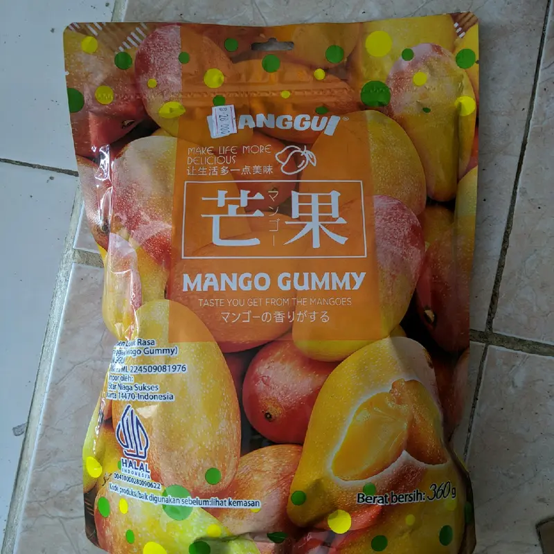 LIANGGUI MANGO GUMMY TASTE YOU GET FROM THE MANGOS 0
