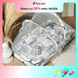 KASUR KELAMBU BAYI SET [LEBIH PREMIUM LEBIH TEBAL] BANTAL GULING PREMIUM FULL SILIKON GRADE PREMIUM [JANGAN TERTIPU YANG MURAH]