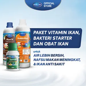 Bluecore Paket Vitamin Ikan, Bakteri Starter dan Booster ikan - Cocok Untuk semua jenis ikan (Ikan Lele, Ikan Nila, Ikan Patin, Ikan Gurame) - Mengurangi Amonia, Perangsang Ikan dan Menaikan Bakteri