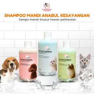 Shampoo Anjing Kucing 500ml - Perawatan Bulu Anabul - Pelembut Bulu Kucing Anjing - Pelebat Bulu Anabul Water Base - Pet Shampoo Dog Cat