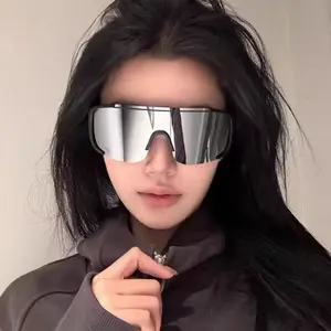 GF Kacamata Sepeda Viral Anti UV Kacamata Hitam Besar Vintage Sport Sepeda Man Or Woman Sunglasses K49