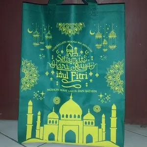 Tas Parcel Lebaran Jumbo isi 12 pcs - Muat Beras 5 Kg, Minyak 2 L, Gula 1 kg, 5 Indomie - - Belanja