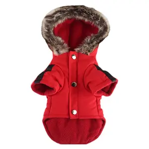 Warm Dog Winter Coat Small Dogs Coat Cozy Warm Hoodie Pet Clothes