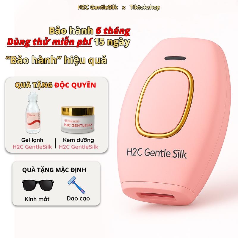 Máy tẩy lông cá nhân IPL Limited edition - máy tẩy lông mini tại nhà 5 cấp độ có che tên - tặng kèm phụ kiện kính gel phụ kiện cạo lông Nữ